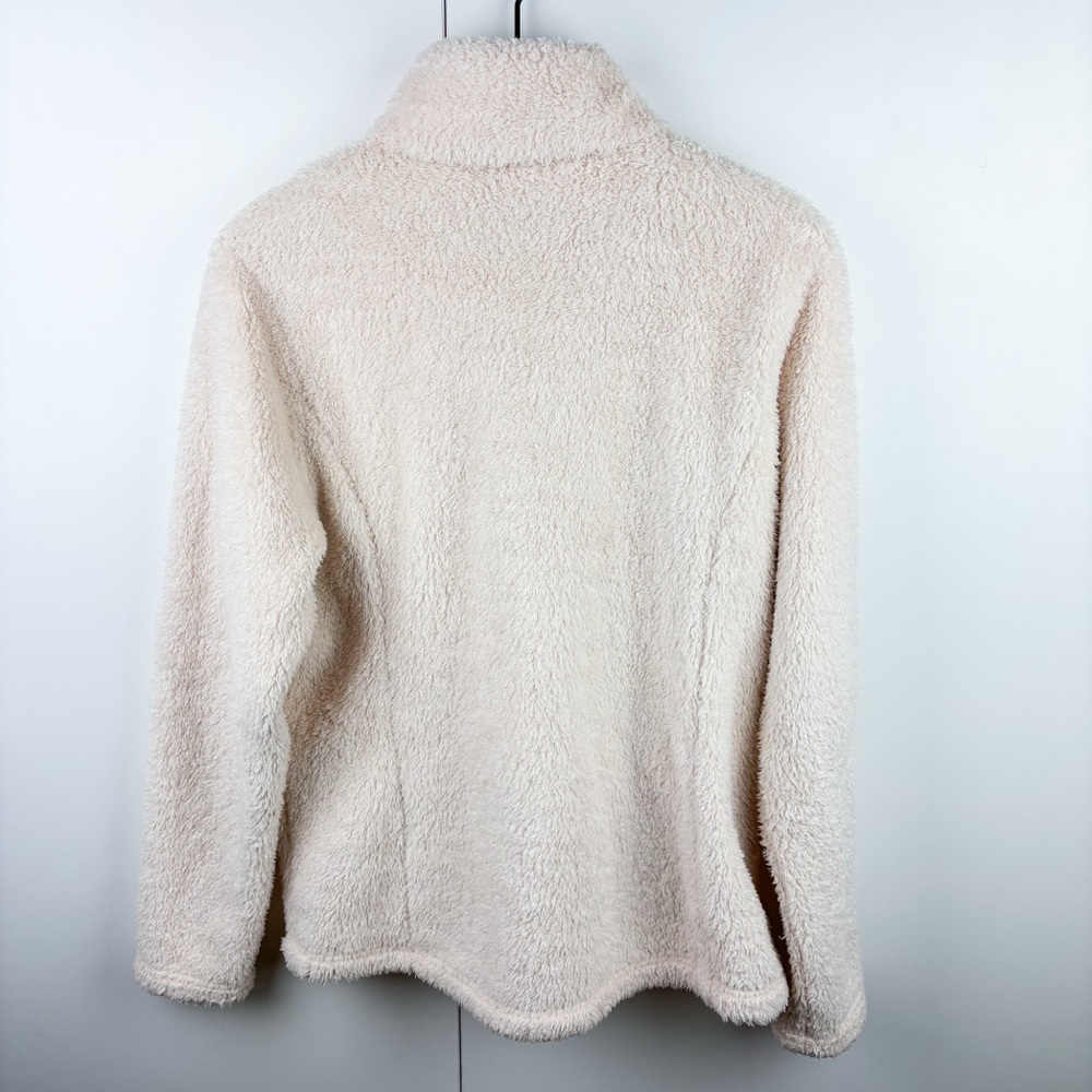 Patagonia Los Gatos 1/4 Zip Fleece Jacket Pullover Natural Cream White Womens XL - Picture 9 of 9
